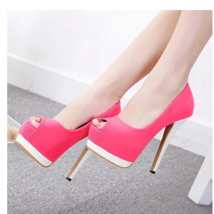 Sexy Peep Toe High Heels Fashion Sandals