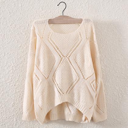 Hollow-out Sweater