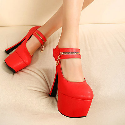 Sexy High Heels Red Fashion Shoes